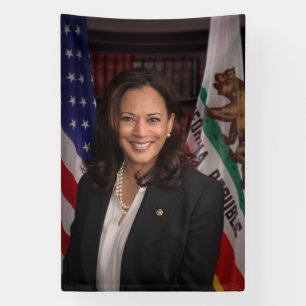 Banderoles Candidat Kamala Harris à la présidence US 2024