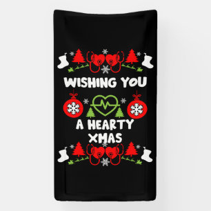 Banderoles Cardiologie Noël Cadeaux Médicales du personnel