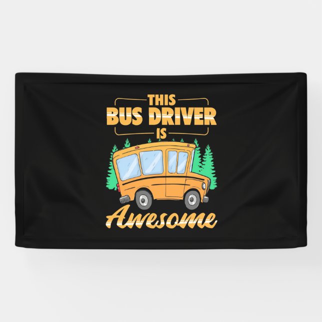 Banderoles Ce chauffeur de bus est génial (Horizontal)