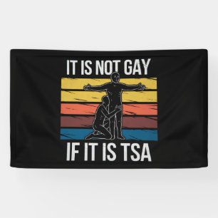 Banderoles Ce n'est pas gay si c'est la fierté LGBTQ de la sé