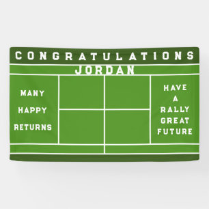 Banderoles Célébration à thème du tennis