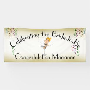 Banderoles Célébration de la mariée au gingembre pour être do