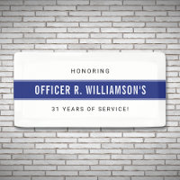 Célébration de la retraite de la police personnali