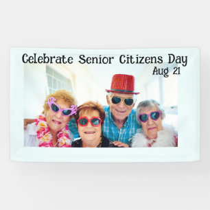 Banderoles Célébrer la Journée des seniors