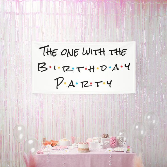 Banderoles Celui avec la fête d'anniversaire (Fête)