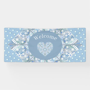 Banderoles Céramique Lace Bleu clair