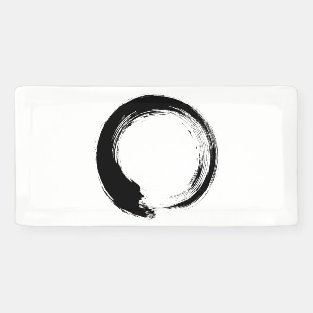 Banderoles Cercle Zen Enso (Horizontal)