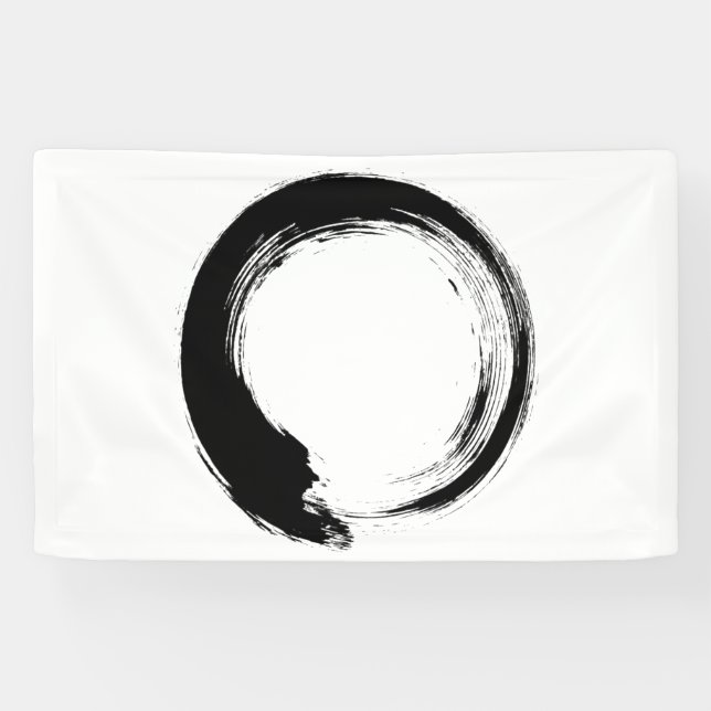 Banderoles Cercle Zen Enso (Horizontal)