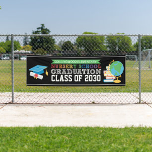 Banderoles Cérémonie de remise des diplômes de l'école matern