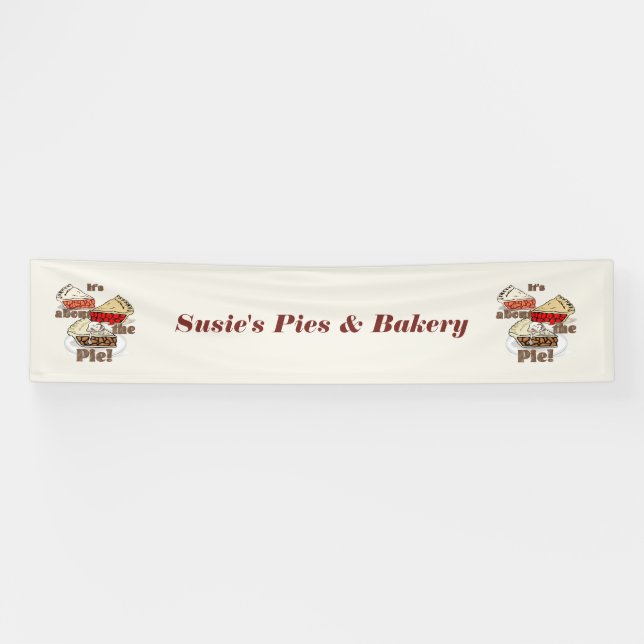 Banderoles C'est à propos du gâteau (Horizontal)