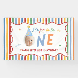 Banderoles C'est amusant d'être une photo colorée pour le 1er