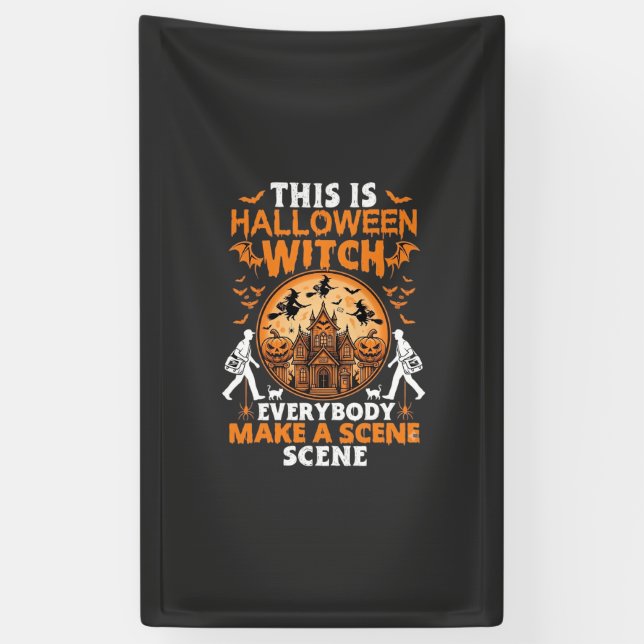 Banderoles C'est Halloween (Vertical)