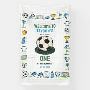 Banderoles C'est l'heure du jeu football 1er anniversaire – E