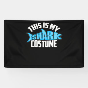 Banderoles C'Est Mon Costume De Requin Sea Creatme