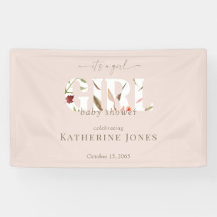 Banderoles C'est un Baby shower Fille Blush