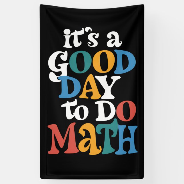 Banderoles C'est une bonne journée pour faire des maths Profe (Vertical)