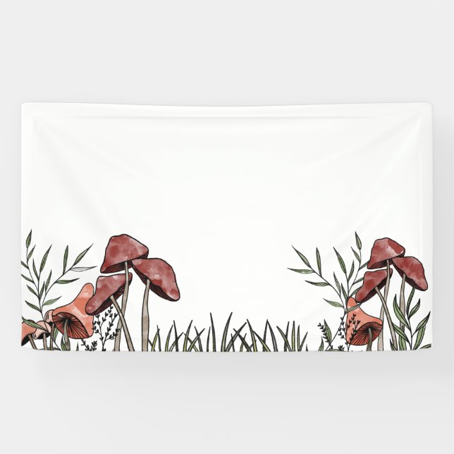 Banderoles Champ champignon (Horizontal)