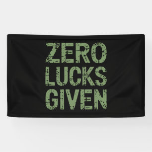 Banderoles Chance zéro pour la Saint-Patrick hilarante