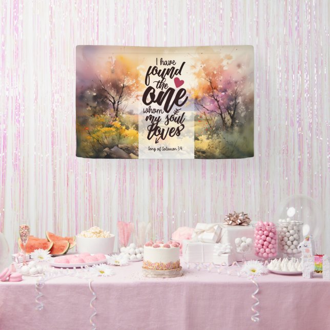 Banderoles Chanson de Salomon 3:4 J'ai trouvé la Bible unique (Fête)