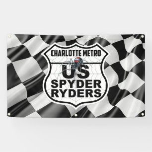 Banderoles Charlotte Metro Chapter - Banner Finition Drapeau 