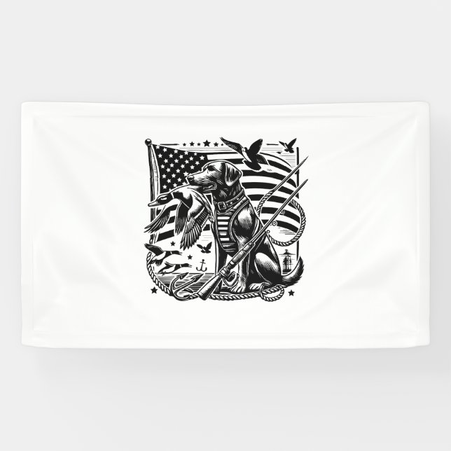 Banderoles Chasse au canard (Horizontal)