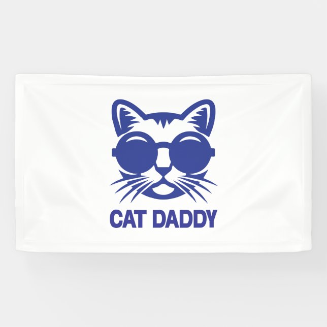 Banderoles Chat Art Chat Daddy (Horizontal)