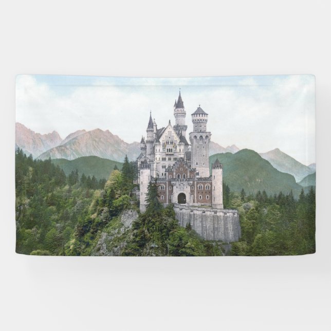 Banderoles Château allemand Fairytale (Horizontal)