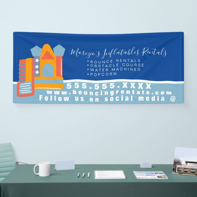 Banderoles Chateau gonflable Jump House Bounce Party Rentatio (Salon professionnel)