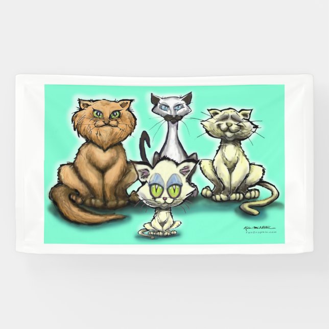 Banderoles Chats (Horizontal)