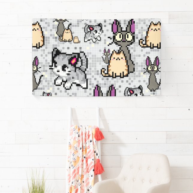 Banderoles Chats et Chatons 2 (En situation)