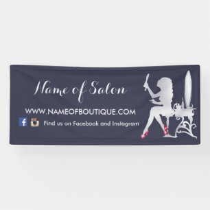 Banderoles Chaussures de luxe de rouge de maquilleur de femme