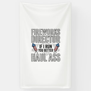 Banderoles Chemineur de Feu d'Artifice Citation Patriotique D