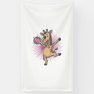 Banderoles Chemise à gravure vintage Boule disco Girafe dansa