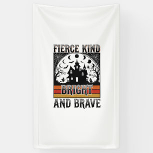 Banderoles Chemise d'autonomisation Halloween Brave Vintage S