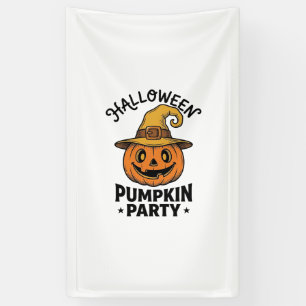 Banderoles Chemise de citrouille d'Halloween Chapeau de sorci