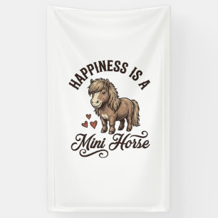 Banderoles Chemise de conception de cheval miniature gravure 