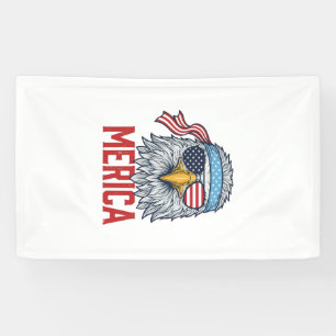 Banderoles Chemise de gravure vintage Merica Eagle patriotiqu