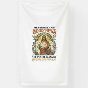 Banderoles Chemise de livraison de travailleur postal Jésus F