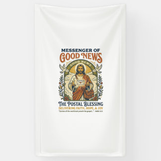 Banderoles Chemise de livraison de travailleur postal Jésus F