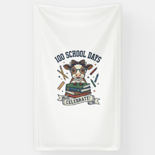 Banderoles Chemise de professeur de gravure vintage de vache