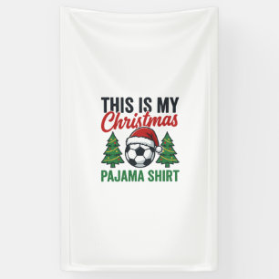 Banderoles Chemise de pyjama de Noël de football