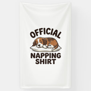 Banderoles Chemise de repos officielle Chien endormi Design v