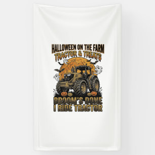 Banderoles Chemise de tracteur Halloween drôle de sorcière de