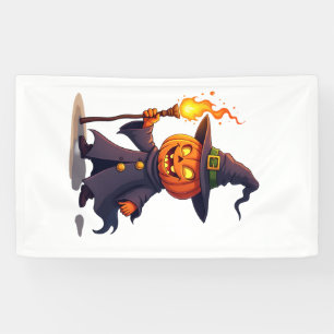 Banderoles Chemise du Magicien Citrouille � Sorcier Magique d