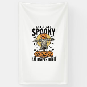 Banderoles Chemise Épouvantail Citrouille Graphique Halloween