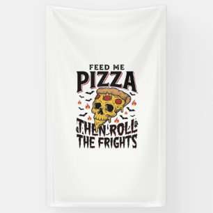 Banderoles Chemise Horreur Pizza Gravure Vintage Soirée Ciném