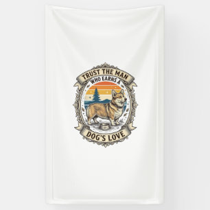 Banderoles Chemise pour amateur de Corgi Design de gravure vi