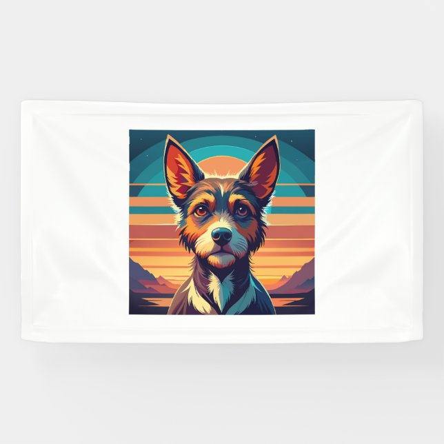 Banderoles Chemise pour chien Border Collie (Horizontal)