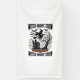 Banderoles Chemise sorcière vintage nuit de coven Halloween G