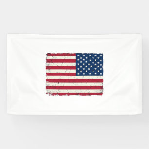 Banderoles Chemise vectorielle du drapeau américain en détres